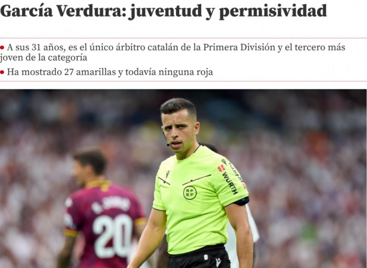 西甲第3年轻裁判！打破惯例，加泰地区裁判巴尔杜拉执法加泰德比